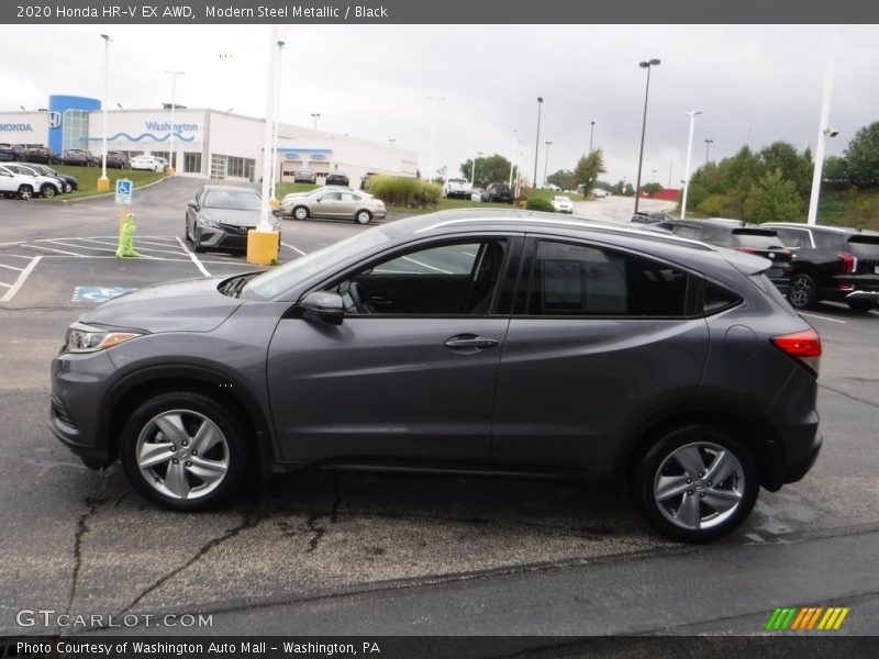 Modern Steel Metallic / Black 2020 Honda HR-V EX AWD