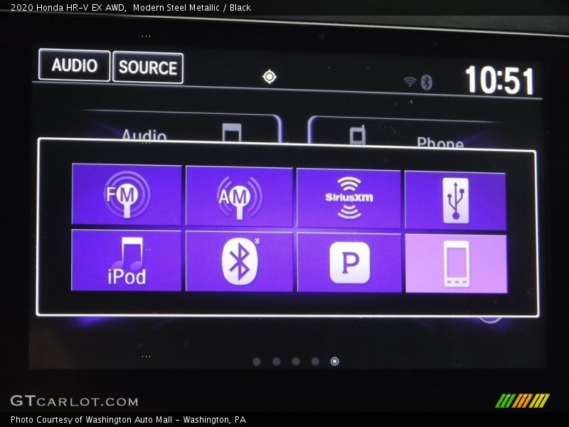 Modern Steel Metallic / Black 2020 Honda HR-V EX AWD