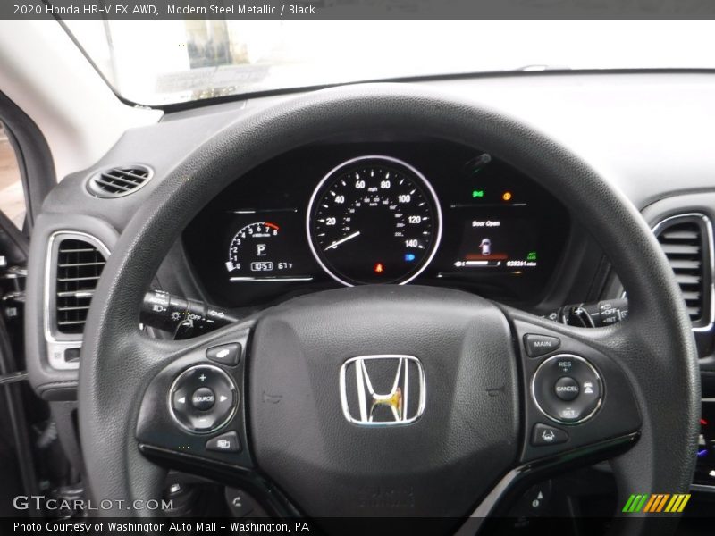 Modern Steel Metallic / Black 2020 Honda HR-V EX AWD