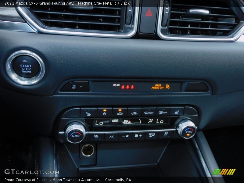 Machine Gray Metallic / Black 2021 Mazda CX-5 Grand Touring AWD