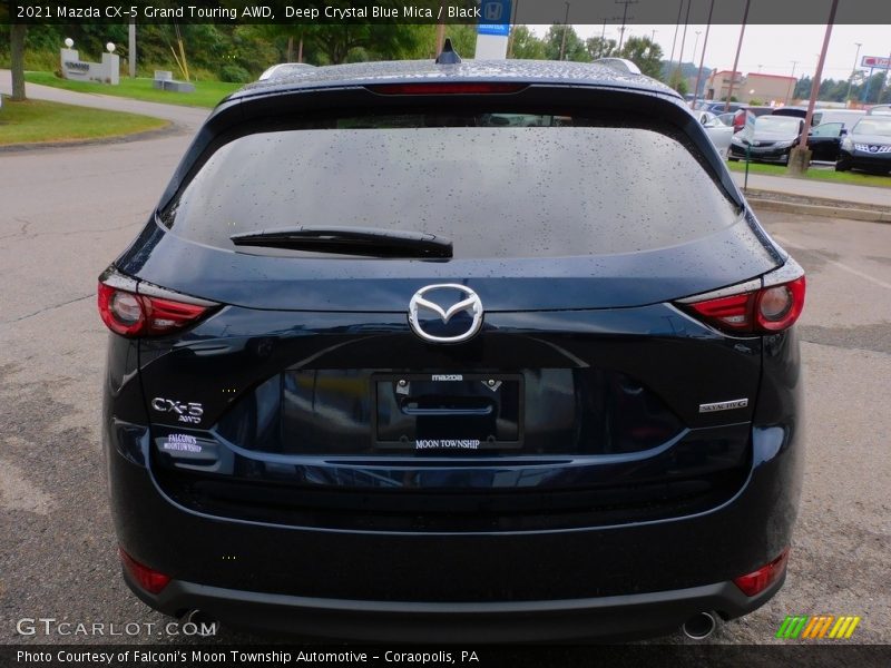 Deep Crystal Blue Mica / Black 2021 Mazda CX-5 Grand Touring AWD