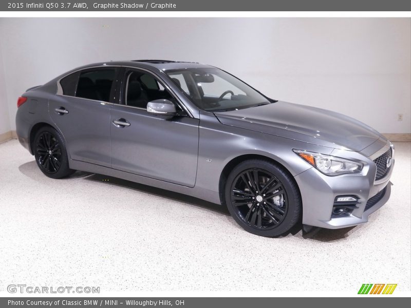 Graphite Shadow / Graphite 2015 Infiniti Q50 3.7 AWD