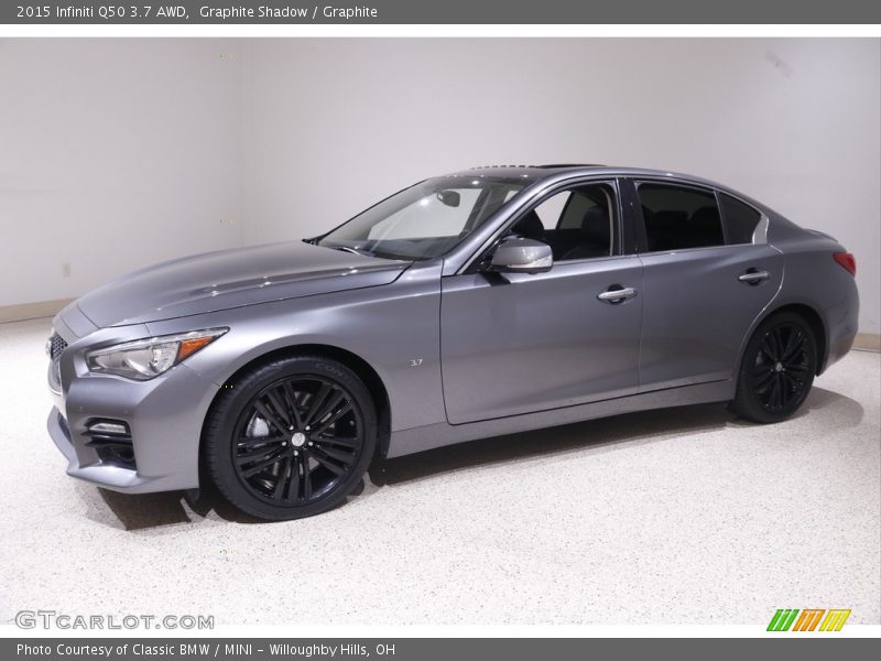 Graphite Shadow / Graphite 2015 Infiniti Q50 3.7 AWD