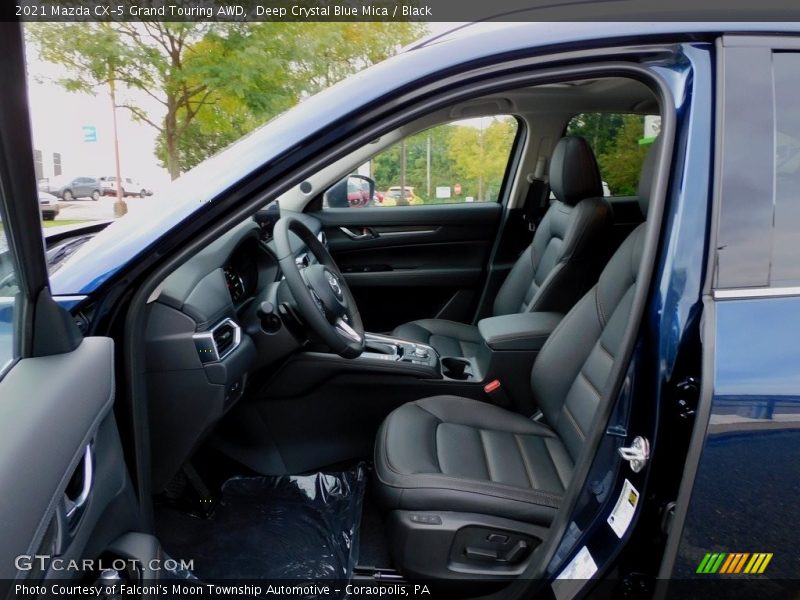 Deep Crystal Blue Mica / Black 2021 Mazda CX-5 Grand Touring AWD