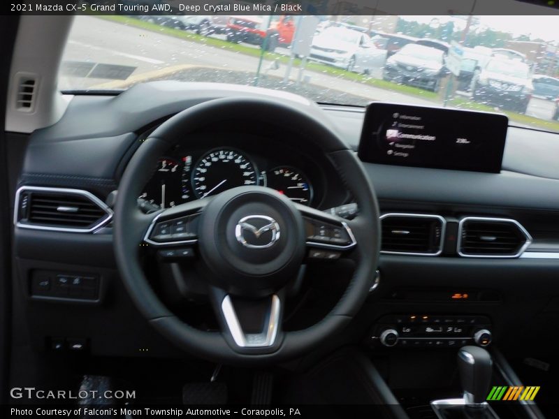 Deep Crystal Blue Mica / Black 2021 Mazda CX-5 Grand Touring AWD