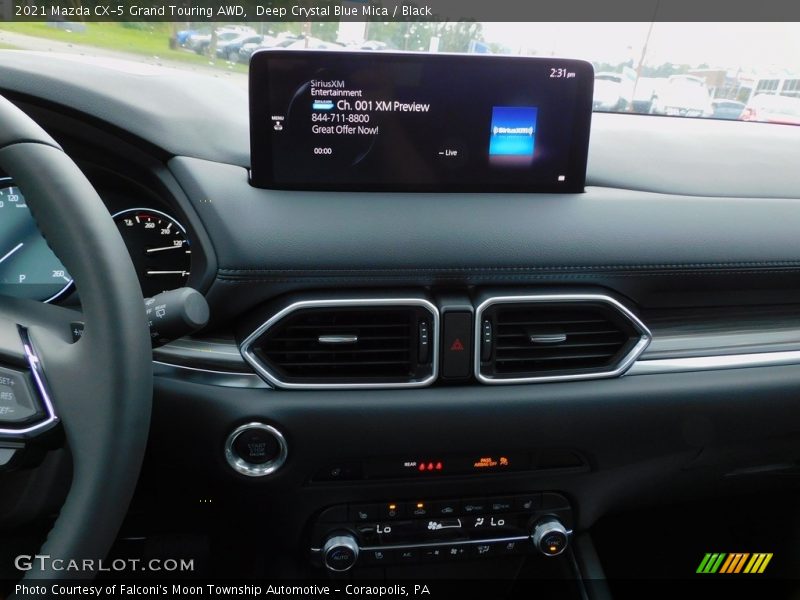Deep Crystal Blue Mica / Black 2021 Mazda CX-5 Grand Touring AWD