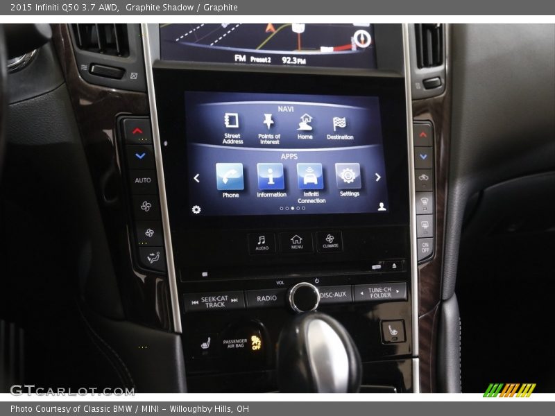 Graphite Shadow / Graphite 2015 Infiniti Q50 3.7 AWD