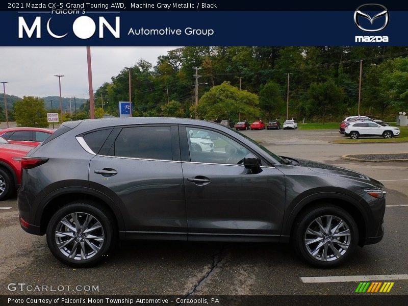 Machine Gray Metallic / Black 2021 Mazda CX-5 Grand Touring AWD