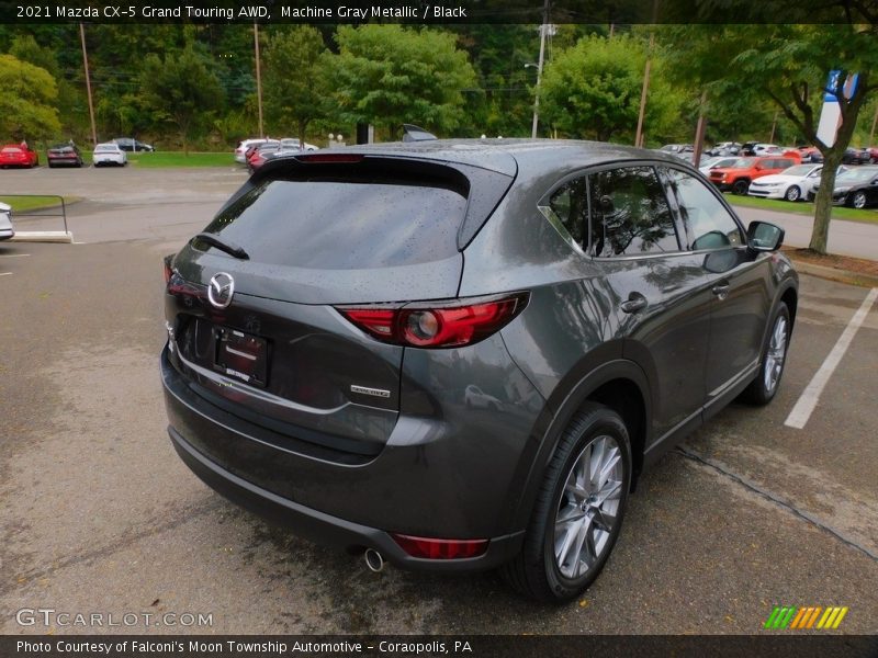 Machine Gray Metallic / Black 2021 Mazda CX-5 Grand Touring AWD