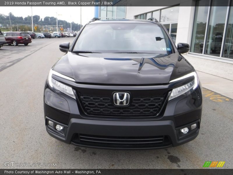 Black Copper Pearl / Black 2019 Honda Passport Touring AWD