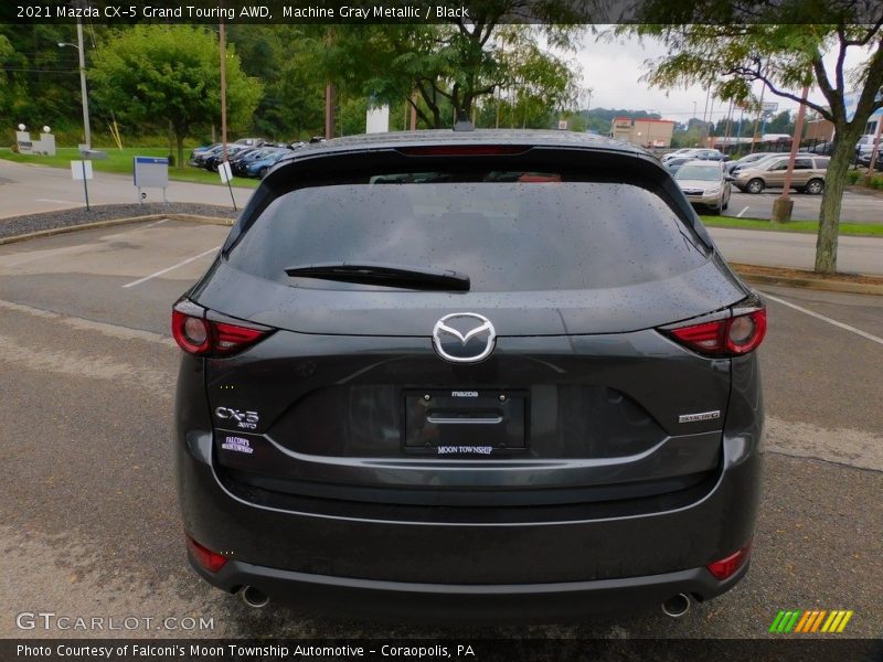 Machine Gray Metallic / Black 2021 Mazda CX-5 Grand Touring AWD