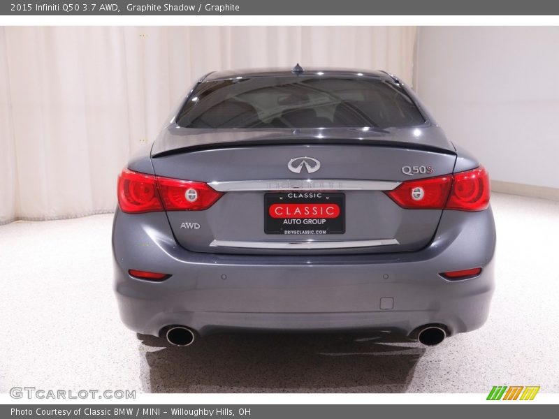 Graphite Shadow / Graphite 2015 Infiniti Q50 3.7 AWD