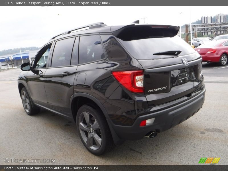 Black Copper Pearl / Black 2019 Honda Passport Touring AWD
