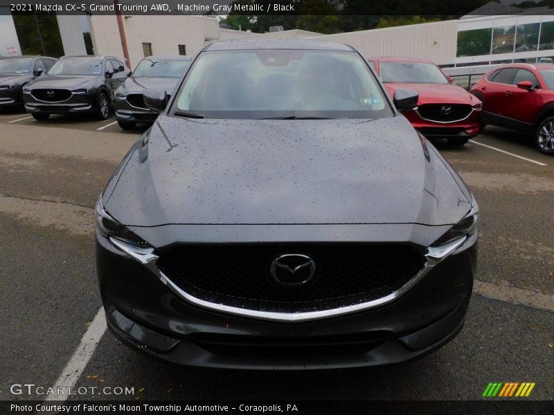 Machine Gray Metallic / Black 2021 Mazda CX-5 Grand Touring AWD