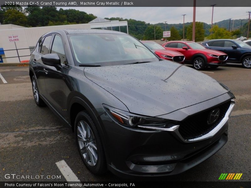 Machine Gray Metallic / Black 2021 Mazda CX-5 Grand Touring AWD