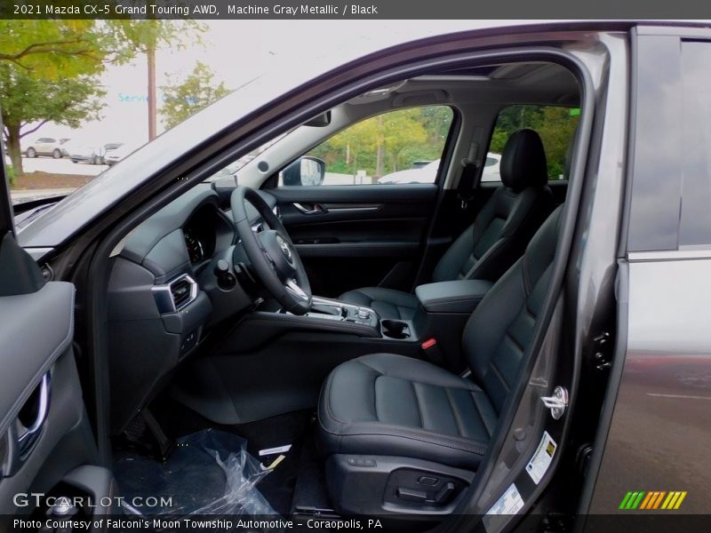 Machine Gray Metallic / Black 2021 Mazda CX-5 Grand Touring AWD