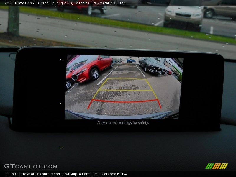 Machine Gray Metallic / Black 2021 Mazda CX-5 Grand Touring AWD