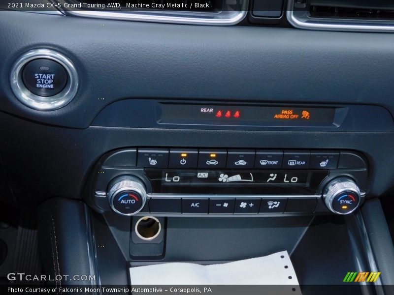 Machine Gray Metallic / Black 2021 Mazda CX-5 Grand Touring AWD