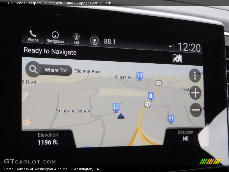 Black Copper Pearl / Black 2019 Honda Passport Touring AWD