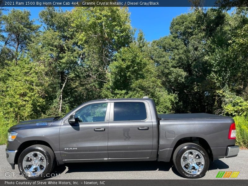 Granite Crystal Metallic / Diesel Gray/Black 2021 Ram 1500 Big Horn Crew Cab 4x4