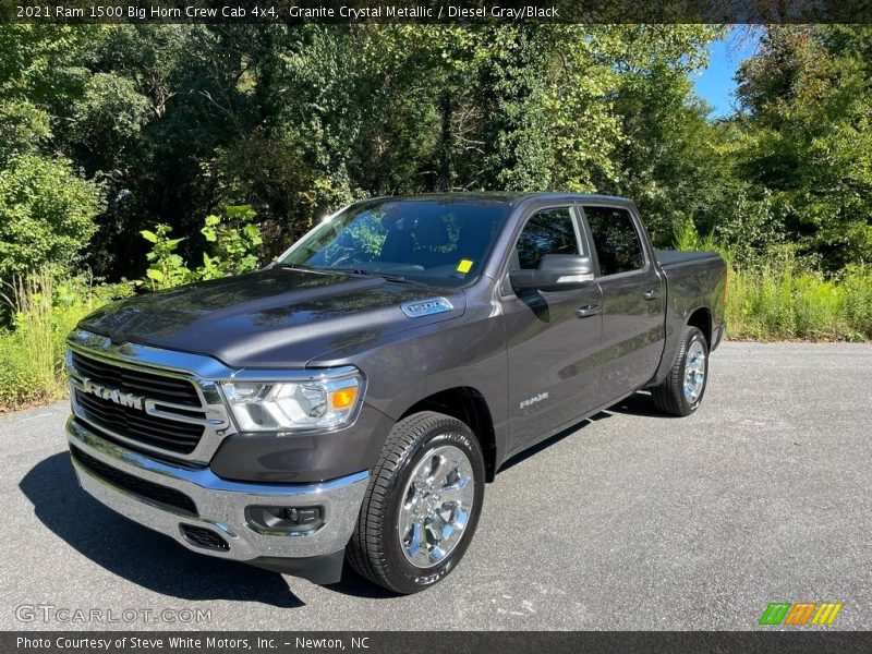 Granite Crystal Metallic / Diesel Gray/Black 2021 Ram 1500 Big Horn Crew Cab 4x4