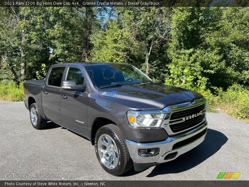 Granite Crystal Metallic / Diesel Gray/Black 2021 Ram 1500 Big Horn Crew Cab 4x4