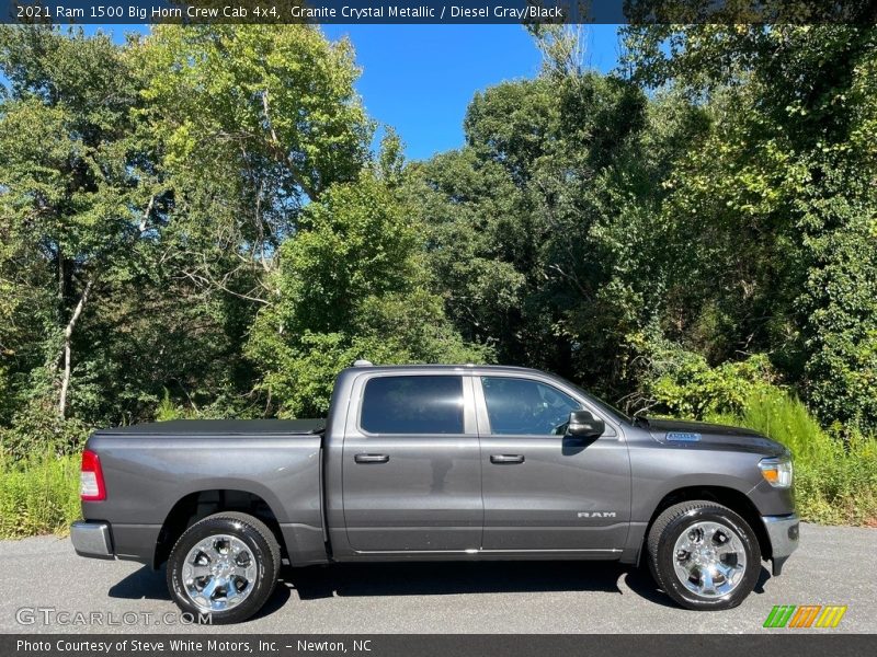 Granite Crystal Metallic / Diesel Gray/Black 2021 Ram 1500 Big Horn Crew Cab 4x4