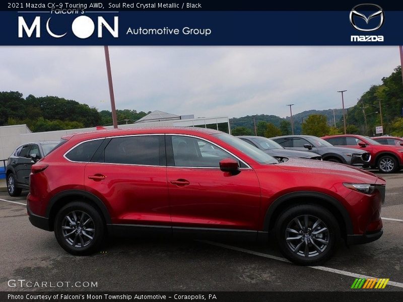 Soul Red Crystal Metallic / Black 2021 Mazda CX-9 Touring AWD