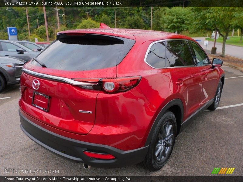 Soul Red Crystal Metallic / Black 2021 Mazda CX-9 Touring AWD