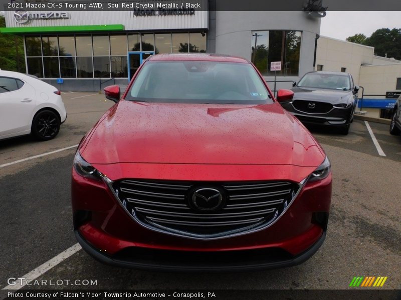 Soul Red Crystal Metallic / Black 2021 Mazda CX-9 Touring AWD