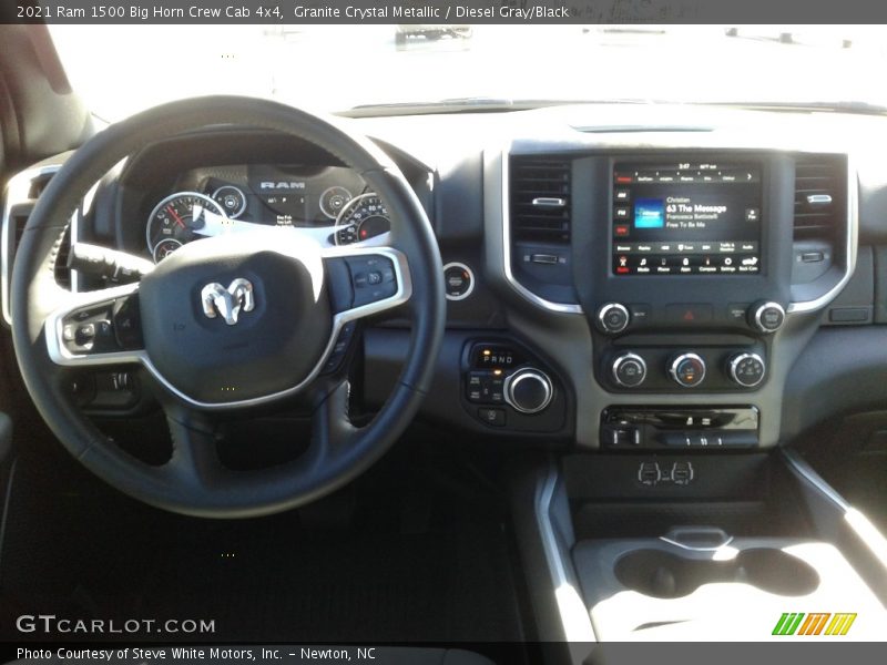 Granite Crystal Metallic / Diesel Gray/Black 2021 Ram 1500 Big Horn Crew Cab 4x4