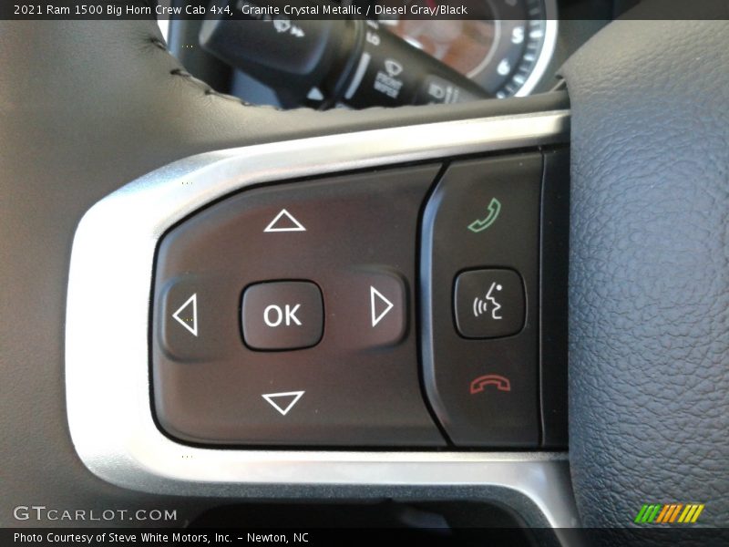 Granite Crystal Metallic / Diesel Gray/Black 2021 Ram 1500 Big Horn Crew Cab 4x4