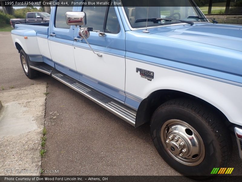  1995 F350 XLT Crew Cab 4x4 Portofino Blue Metallic