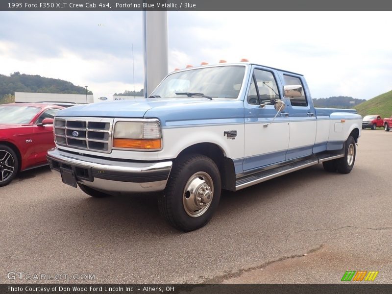  1995 F350 XLT Crew Cab 4x4 Portofino Blue Metallic