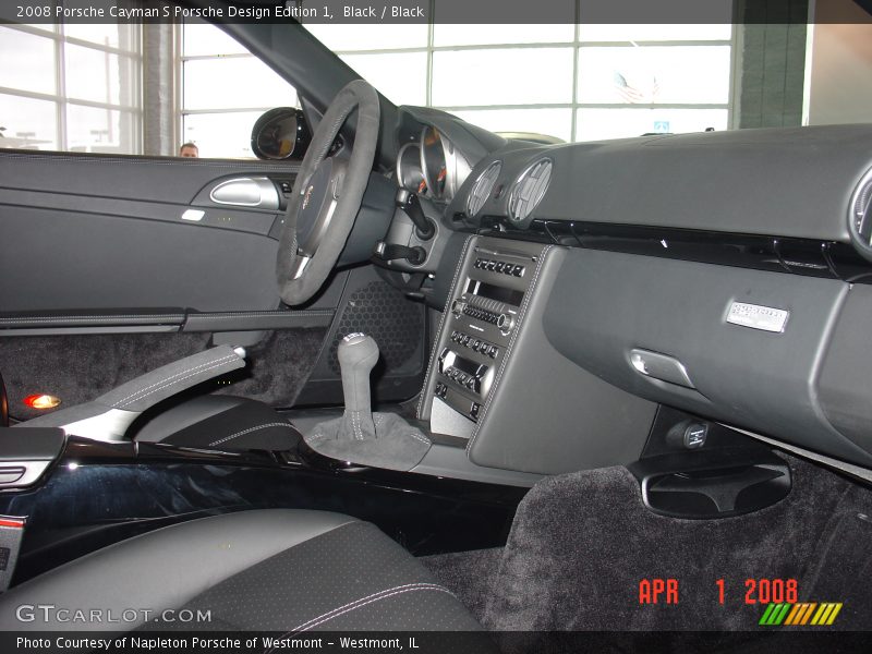 Black / Black 2008 Porsche Cayman S Porsche Design Edition 1