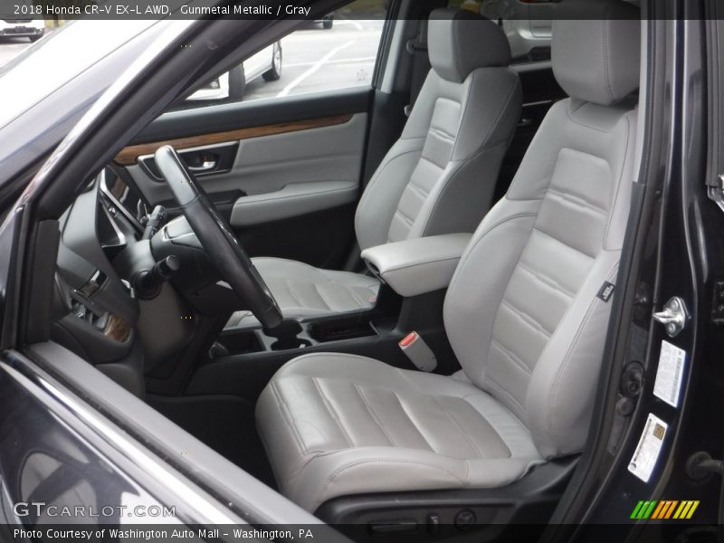 Gunmetal Metallic / Gray 2018 Honda CR-V EX-L AWD