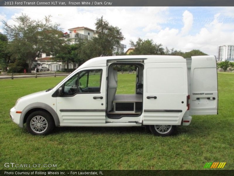Frozen White / Dark Gray 2013 Ford Transit Connect XLT Van