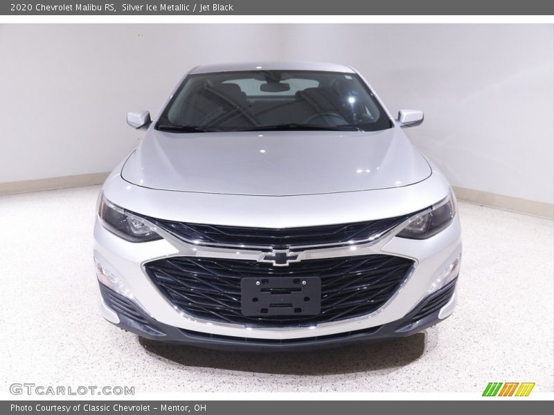 Silver Ice Metallic / Jet Black 2020 Chevrolet Malibu RS