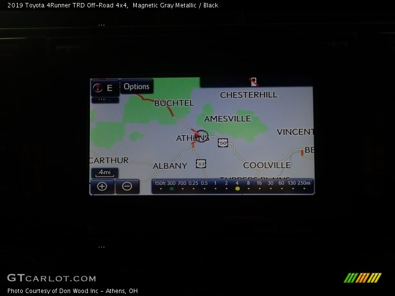 Magnetic Gray Metallic / Black 2019 Toyota 4Runner TRD Off-Road 4x4