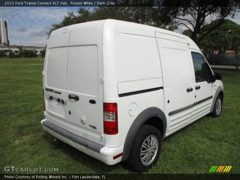 Frozen White / Dark Gray 2013 Ford Transit Connect XLT Van