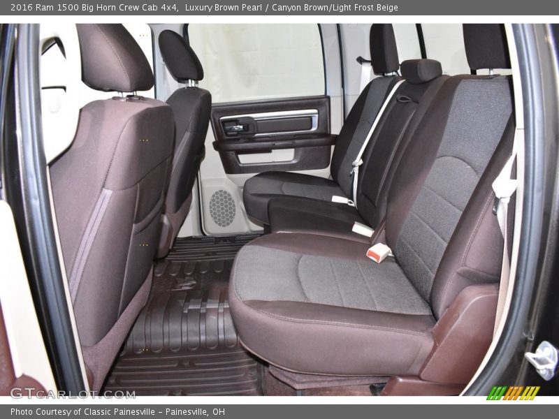 Luxury Brown Pearl / Canyon Brown/Light Frost Beige 2016 Ram 1500 Big Horn Crew Cab 4x4