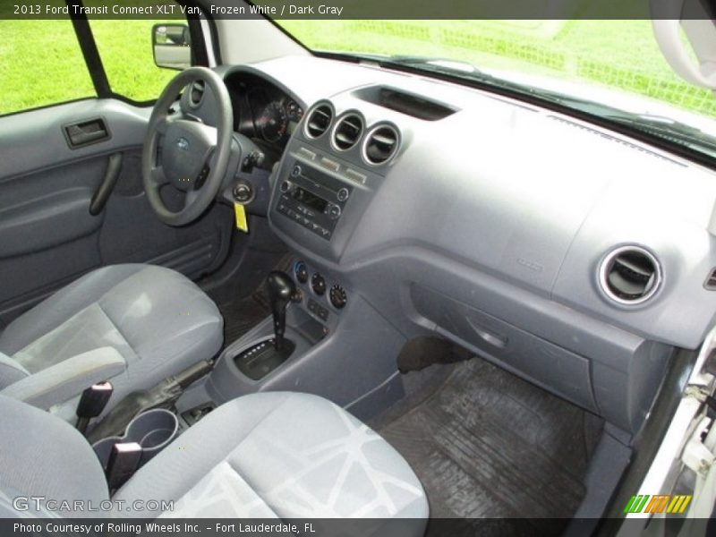 Frozen White / Dark Gray 2013 Ford Transit Connect XLT Van
