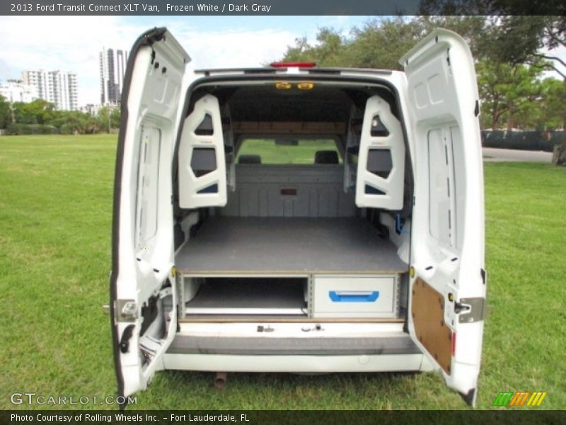 Frozen White / Dark Gray 2013 Ford Transit Connect XLT Van