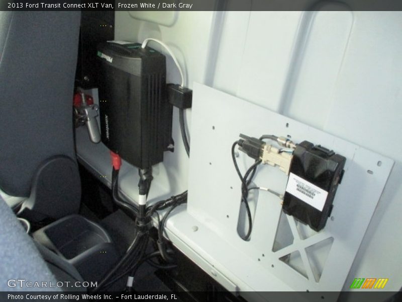 Frozen White / Dark Gray 2013 Ford Transit Connect XLT Van