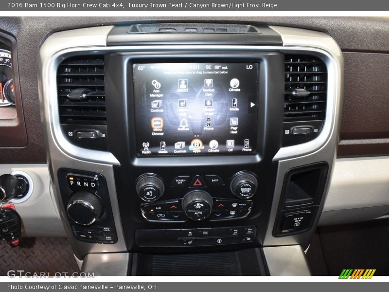 Luxury Brown Pearl / Canyon Brown/Light Frost Beige 2016 Ram 1500 Big Horn Crew Cab 4x4