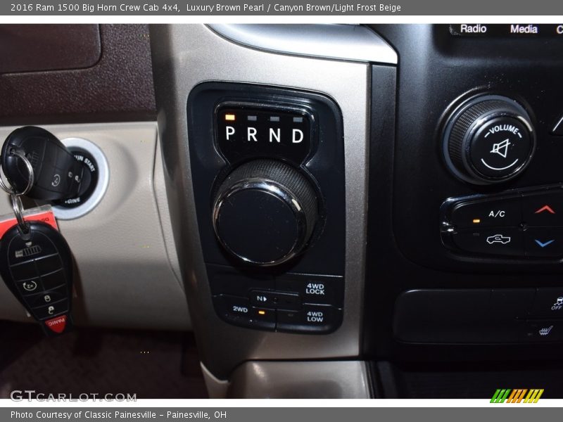 Luxury Brown Pearl / Canyon Brown/Light Frost Beige 2016 Ram 1500 Big Horn Crew Cab 4x4