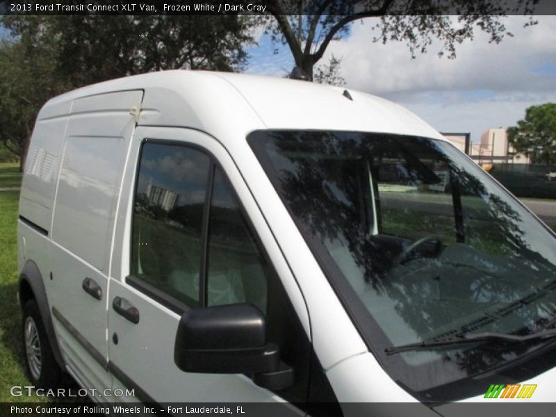 Frozen White / Dark Gray 2013 Ford Transit Connect XLT Van