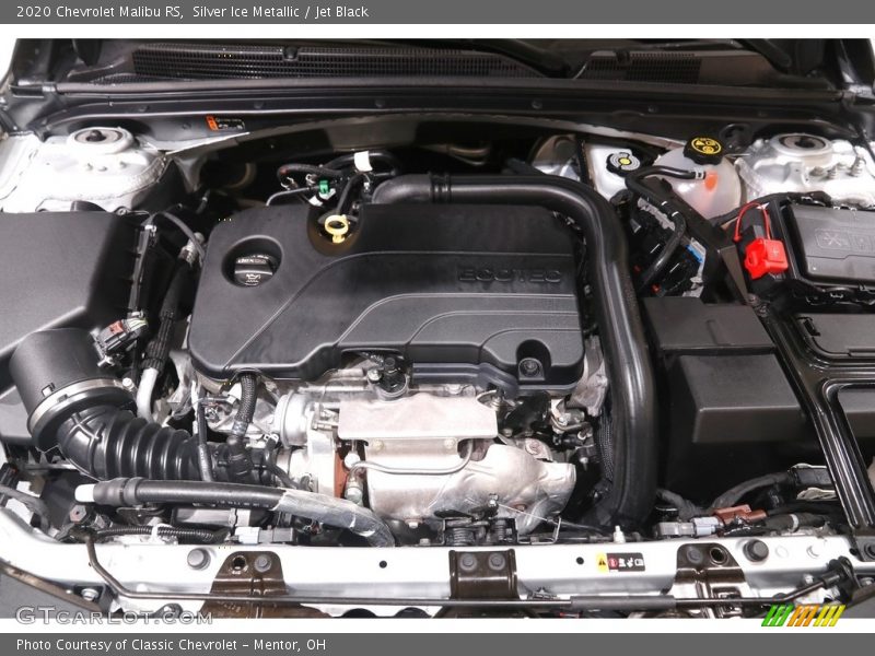 Silver Ice Metallic / Jet Black 2020 Chevrolet Malibu RS