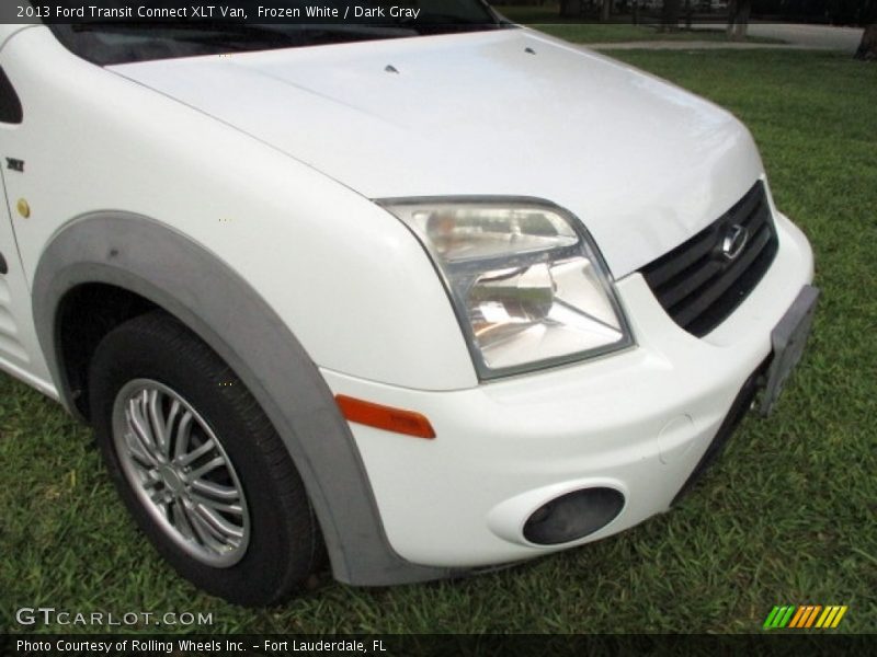 Frozen White / Dark Gray 2013 Ford Transit Connect XLT Van