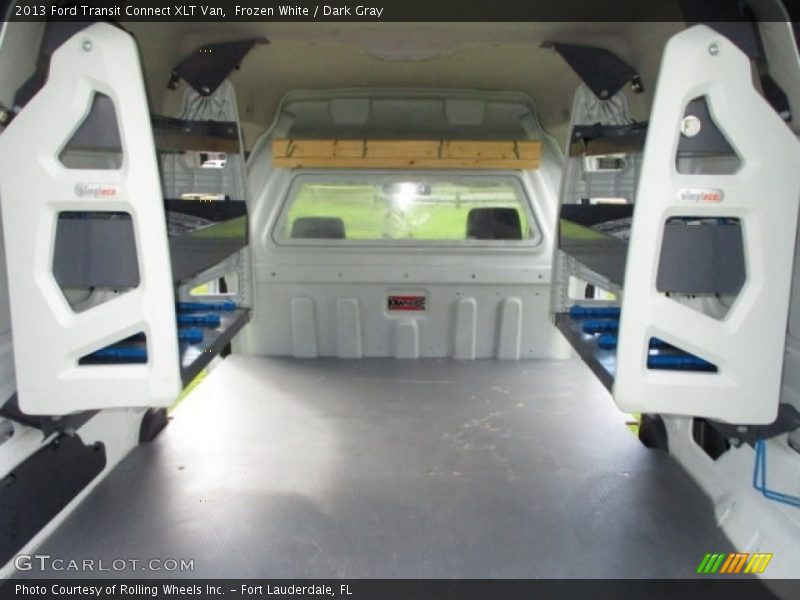 Frozen White / Dark Gray 2013 Ford Transit Connect XLT Van